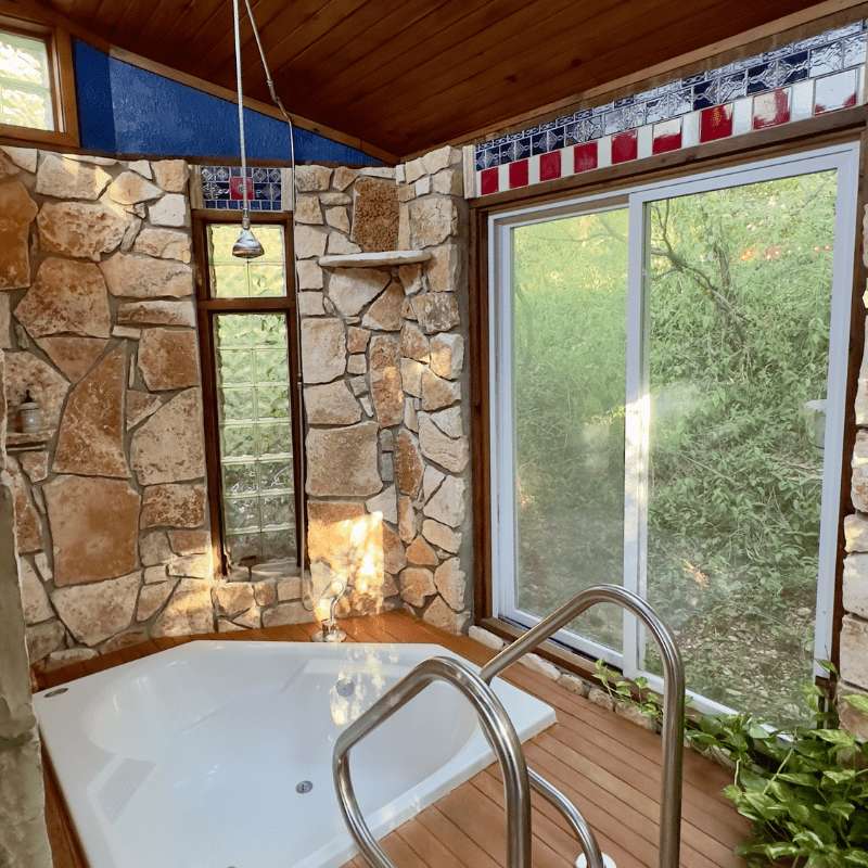 Tree House Yurt at Rainbow Hearth Sanctuary & Retreat in Burnet TX