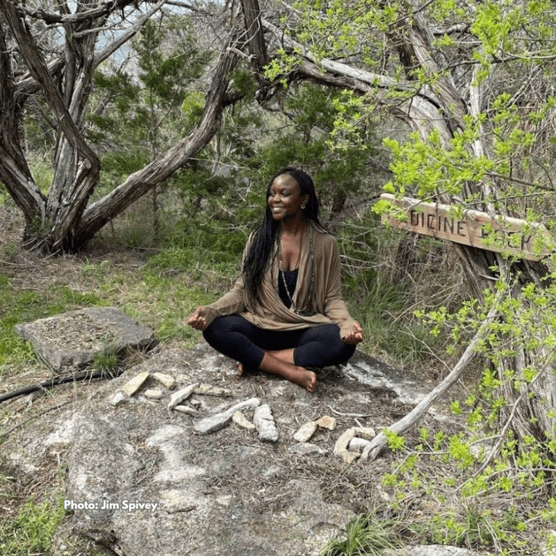 Medicine Rock at Rainbow Hearth Sanctuary & Retreat Photo by Jim Spivey