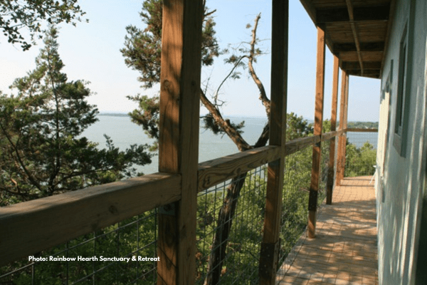 Blue Heron Suite at Rainbow Hearth Sanctuary & Retreat