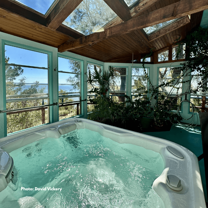 Spa at Rainbow Hearth Sanctuary & Retreat Photo by David Vickery