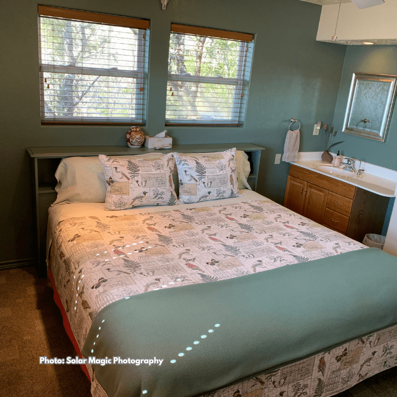 Sunset Guest House at Rainbow Hearth Sanctuary & Retreat Photo by Solar Magic Photography