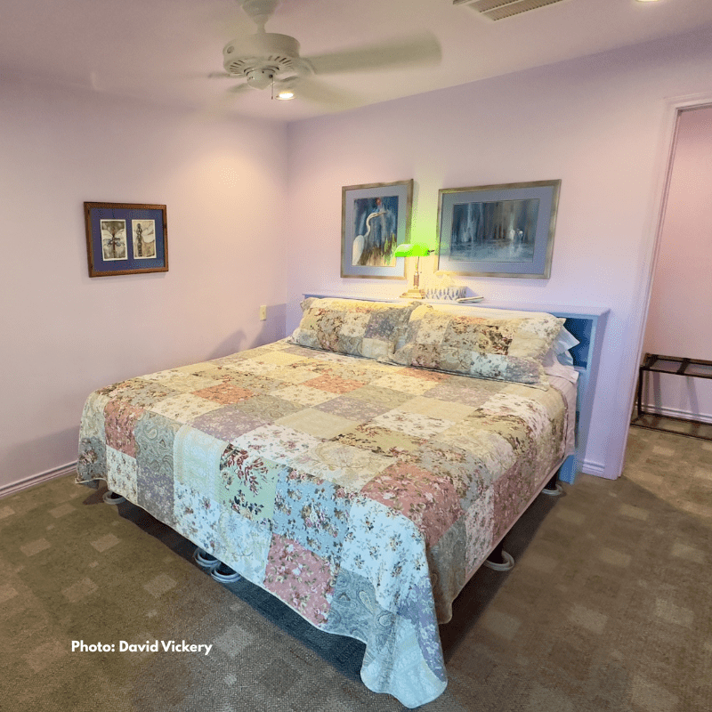 The Blue Heron Suite at Rainbow Hearth Sanctuary & Retreat Photo by David Vickery