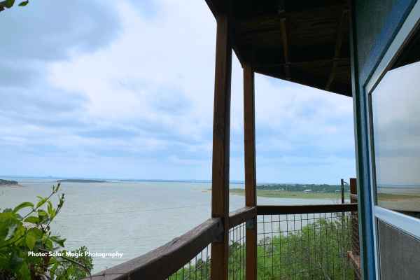 View from the Blue Heron Suite at Rainbow Photo by Solar Magic Photography