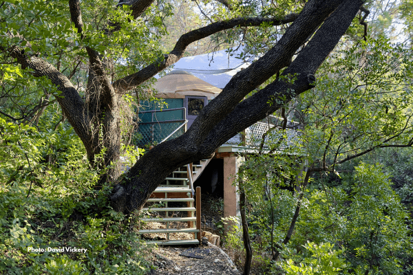 Yurt at Rainbow Hearth Sanctuary & Retreat Photo by David Vickery