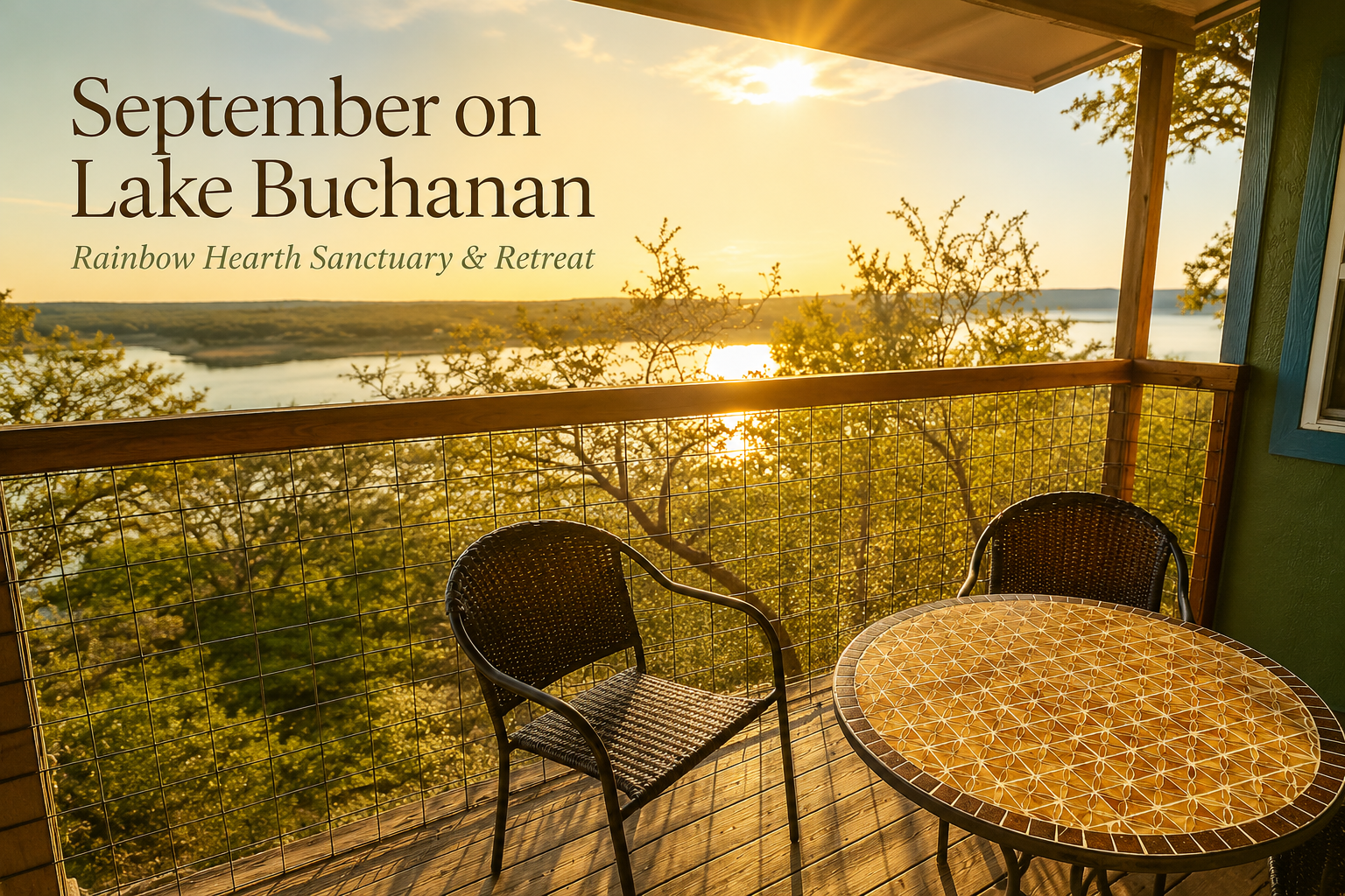 Peaceful Fall Retreat September on Lake Buchanan